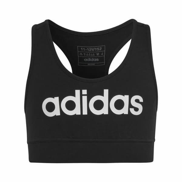 Sports-BH Adidas Sort - 13-14 år