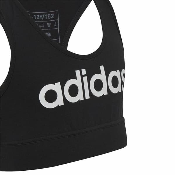 Sports-BH Adidas Sort - 13-14 år