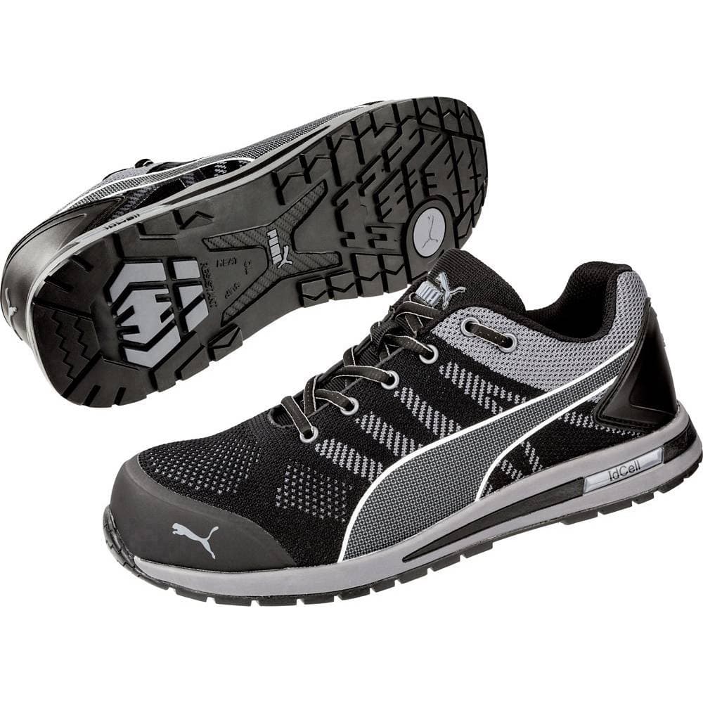 PUMA Safety Elevate Knit Black Low 643160-41 ESD Säkerhetsskor S1P Svart, Grå 1 st