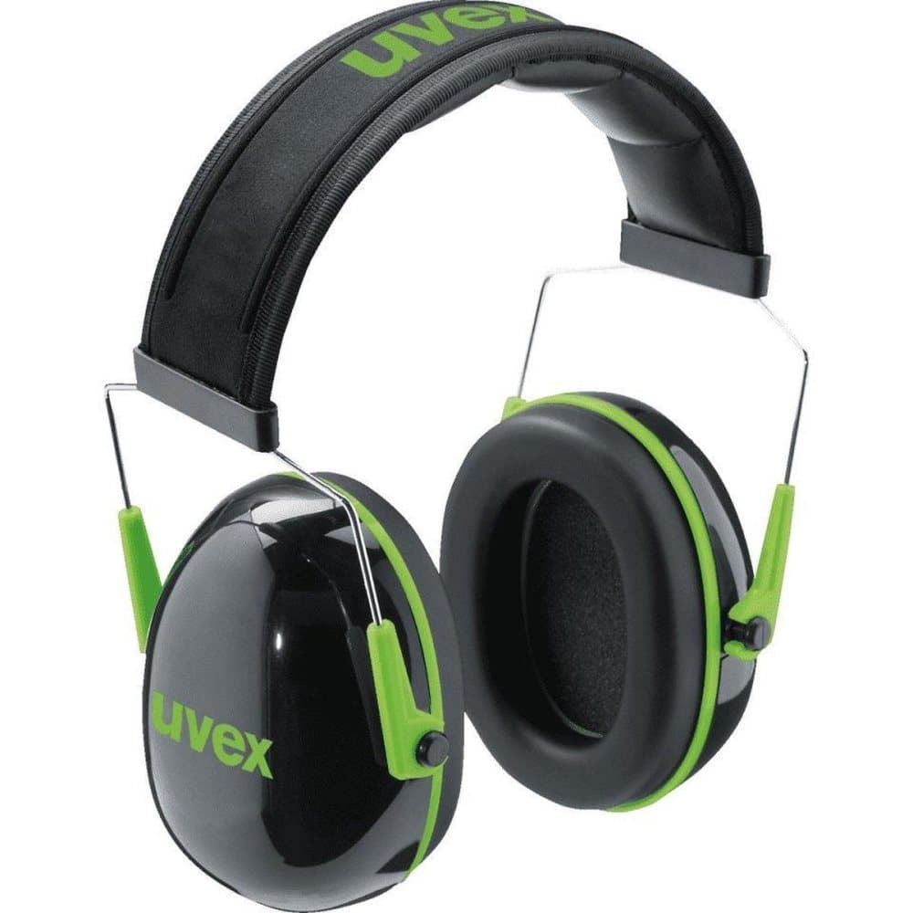 uvex kapsel öronskydd. K1 svart/grön