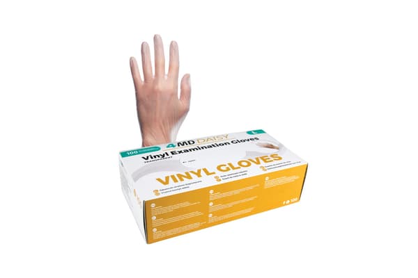 diagnostiset käsineet vinyyli 4MD Daisy transp s.M