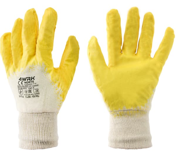 Arbejdshandsker 4WRK Norte PES/NI YY 9/L
