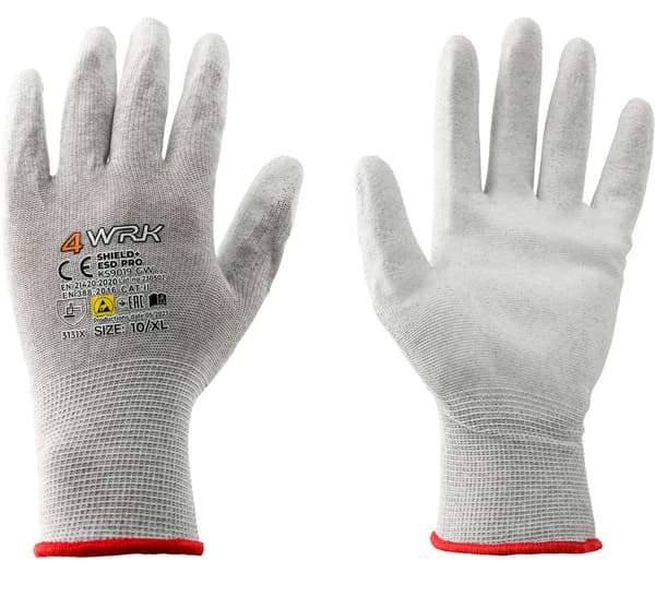 4WRK Shield+ ESD Pro GW 10/XL työhanskat