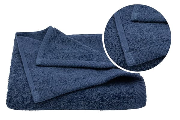 Bizet handduk CO 500G marinblå 409 10/S 70X140