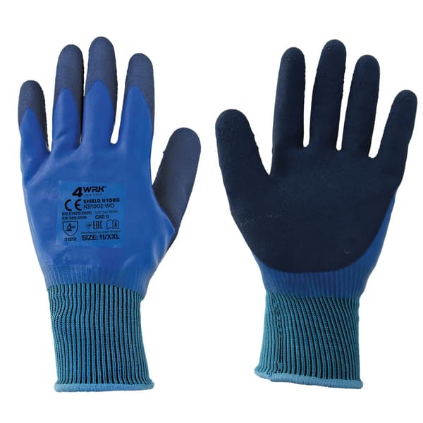 Arbejdshandsker 4WRK Shield+Hydro KS6560 BLBL 11/XXL