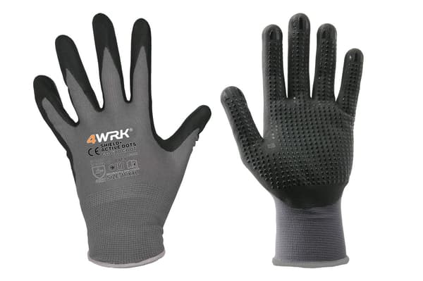 ROB.4WRK SHIELD+ACTIVE DOTS SAF.GLV.10/XL HANDSKER