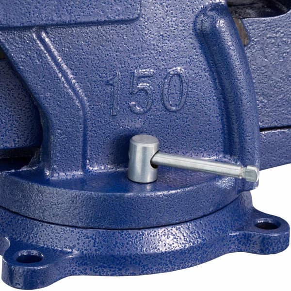 Skruvstycke med städ 360° roterbart - 165 mm