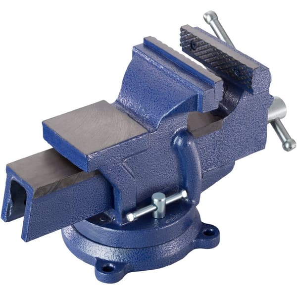 Skruvstycke med städ 360° roterbart - 125 mm