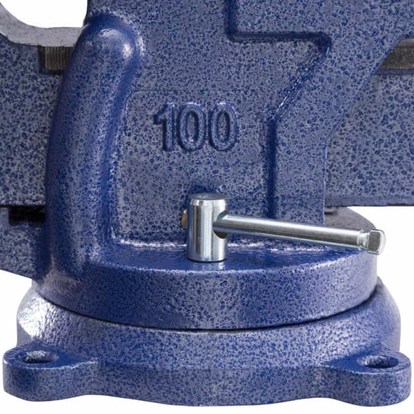 Skruvstycke med städ 360° roterbart - 125 mm