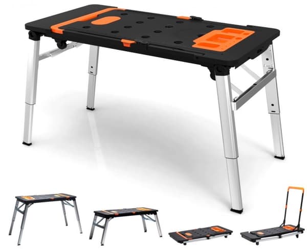Garden Line - 7-i-1 arbejdsbænk - foldbar - 139x59x78 cm