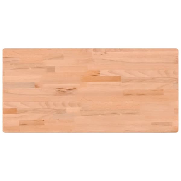vidaXL Arbeidsbenk 115x55x81,5 cm heltre bøk og metall