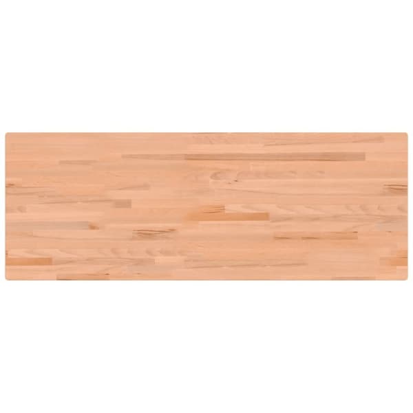 vidaXL Arbetsbänk 150x55x81,5 cm massivt bokträ och metall