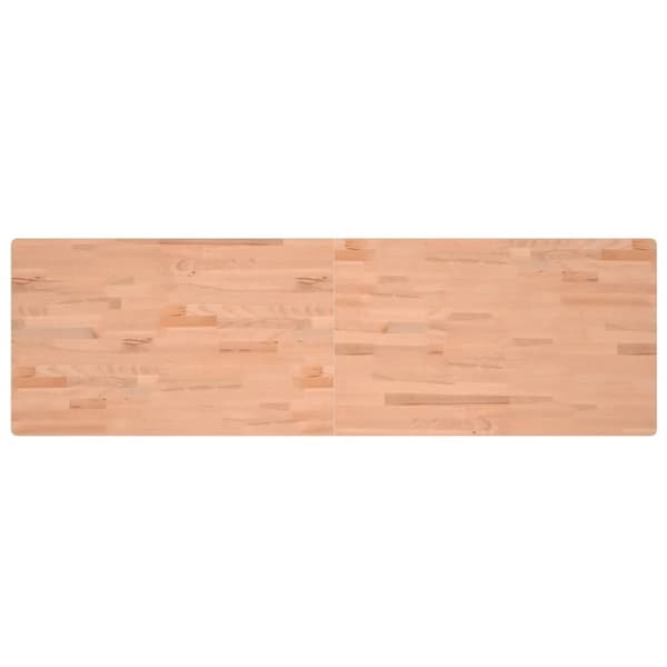 vidaXL Arbeidsbenk 180x55x81,5 cm heltre bøk og metall