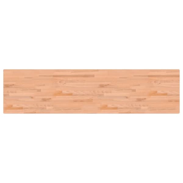 vidaXL Arbeidsbenk 220x55x81,5 cm heltre bøk og metall