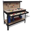 Miniatyrbillede 2 af 6: The Living Store arbejdsbænk med stiftplade og skuffe -  Arbejdsbænke