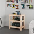 Pikkukuva 2 / 10: The Living Store Työpenkki 78,5x50x80 cm täysi mänty -  Työtasot