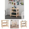 Pikkukuva 1 / 10: The Living Store Työpenkki 78,5x50x80 cm täysi mänty -  Työtasot
