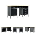 Pikkukuva 1 / 10: The Living Store Työtaso musta 160x60x85 cm teräs -  Työtasot