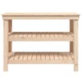 Pikkukuva 6 / 10: Työpenkki 110,5x50x80 cm täysi mänty - Työpenkki - Työpenkit -säilytyspenkki - Home & Living