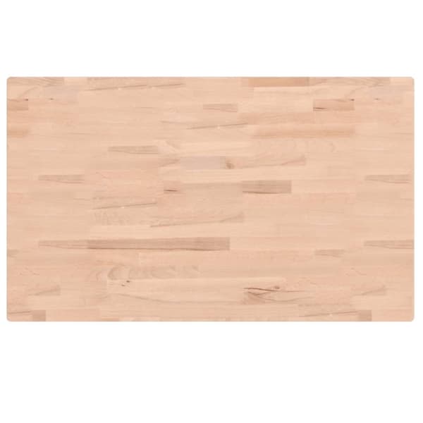 vidaXL Työpenkki 100x60x(73-99,5) cm täysi pyökki suorakaide