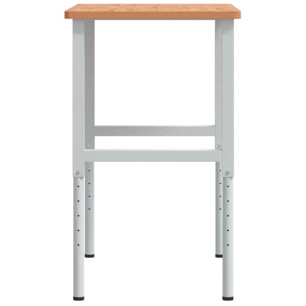 vidaXL Arbeidsbenk 100x60x(71,5-98) cm heltre bøk rektangulær