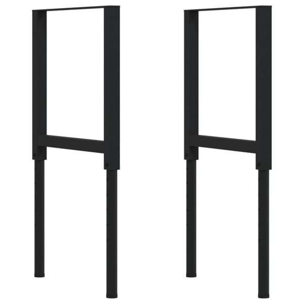 vidaXL Työpenkki 100x60x(71,5-98) cm täysi tammi suorakaide