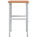 Miniatyrbilde 7 av 11: vidaXL Arbeidsbenk 100x60x(73-99,5) cm heltre bøk rektangulær