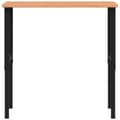 Miniatyrbilde 5 av 11: vidaXL Arbeidsbenk 100x60x(71,5-98) cm heltre bøk rektangulær