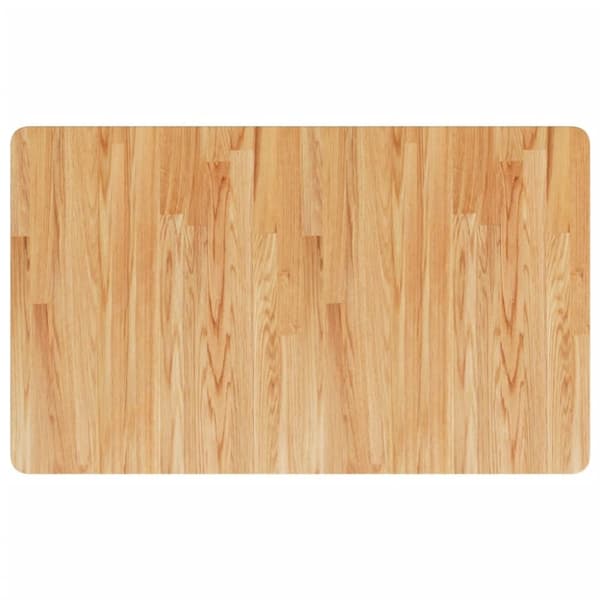 vidaXL Arbetsbänk ljusbrun 100x60x81,5 cm massiv ek rektangulär