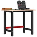 Miniatyrbilde 2 av 11: vidaXL Arbeidsbenk 100x60x81,5 cm heltre bøk rektangulær