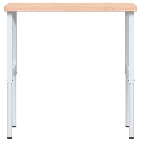 vidaXL Arbeidsbenk 100x60x(73-99,5)cm heltre bøk rektangulær