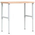 Miniatyrbilde 8 av 11: vidaXL Arbeidsbenk 100x60x(73-99,5)cm heltre bøk rektangulær