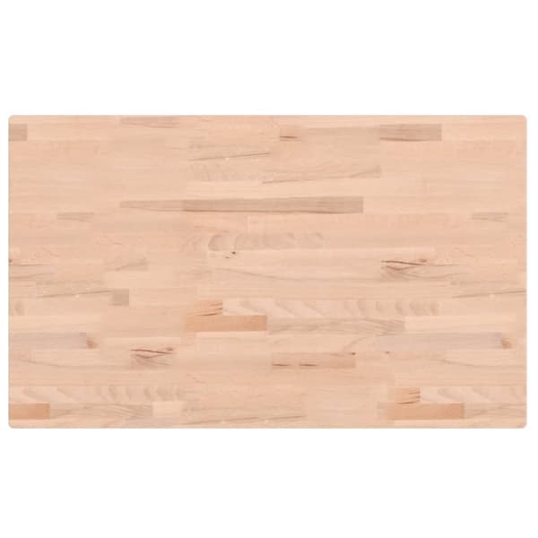 vidaXL Työpenkki 100x60x81,5 cm täysi pyökki suorakaide