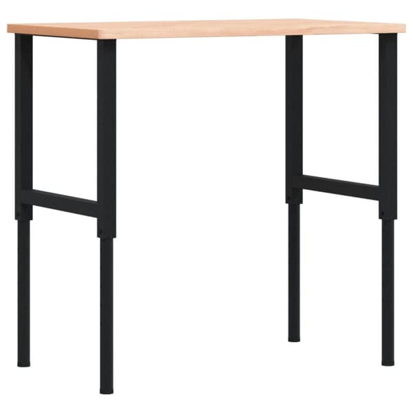vidaXL Arbeidsbenk 100x60x(71,5-98) cm heltre bøk rektangulær