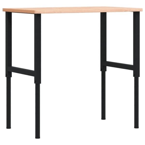 vidaXL Arbeidsbenk 100x60x(71,5-98) cm heltre bøk rektangulær
