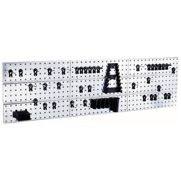Verktygshållare - RAACO - 109659 - 1560 x 440 x 11 mm - 44 krokar