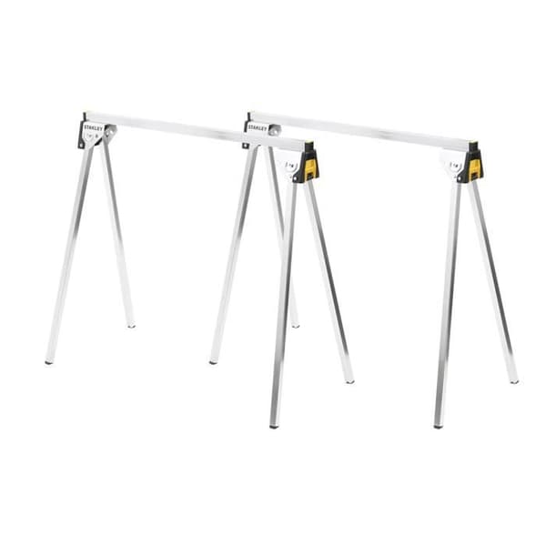 Metallbockar - STANLEY - STST81337-1 - Fällbara ben - Stöd 340 kg - Metallstång