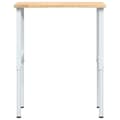 Miniatyrbilde 5 av 11: vidaXL Arbeidsbenk 80x60x(71,5-98) cm heltre eik
