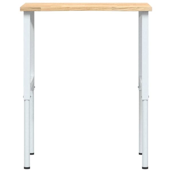 vidaXL Arbeidsbenk 80x60x(71,5-98) cm heltre eik