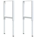 Miniatyrbilde 6 av 11: vidaXL Arbeidsbenk 80x60x(71,5-98) cm heltre eik