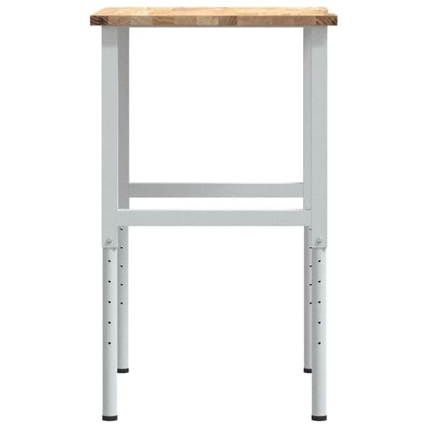 vidaXL Arbeidsbenk 80x60x(71,5-98) cm heltre eik