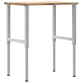 Miniatyrbilde 8 av 11: vidaXL Arbeidsbenk 80x60x(71,5-98) cm heltre eik