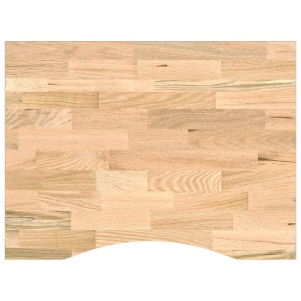 vidaXL Arbeidsbenk 80x60x(71,5-98) cm heltre eik