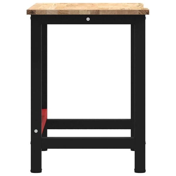 vidaXL Arbetsbänk 100x60x81,5 cm massiv ek