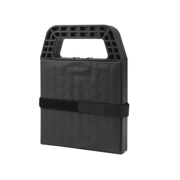 Bottenplatta för stödbockar - Paket om 4 - CALIMA - Svart - Plast - 22,5 x 16,5 x 2,2 cm