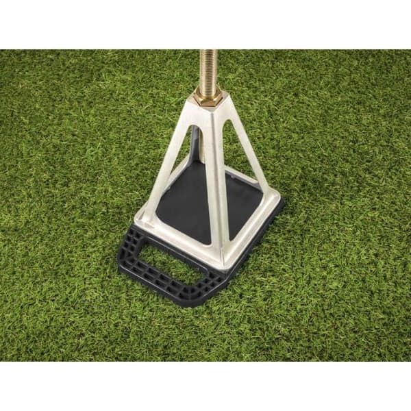 Bottenplatta för stödbockar - Paket om 4 - CALIMA - Svart - Plast - 22,5 x 16,5 x 2,2 cm
