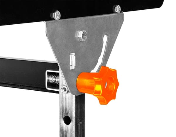 Justerbart alu arbejdsbord 60 x 58 x 77-107 cm