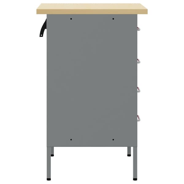 vidaXL Työkaappi Punainen 50x55x85 cm Teräs