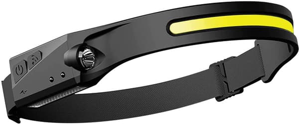 Genopladelig LED 2-i-1 pandelampe - 4 tilstande, justerbar rem