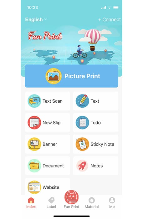 FunPrint Smart Mini Termisk Printer + Papirrulle